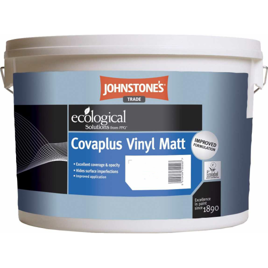 Johnstones Trade Covaplus Vinyl Matt Paint Colours 2.5lt