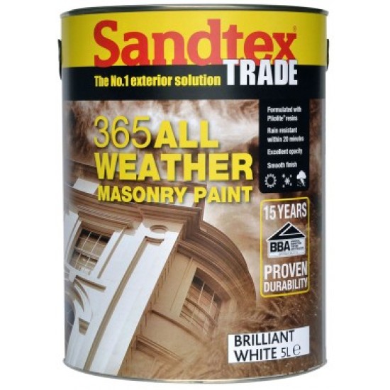 Sandtex Trade 365 All Weather Masonry Paint 5lt